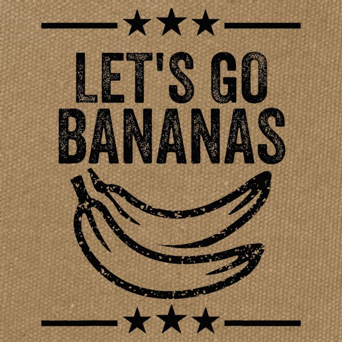 Lets Go Bananas Cotton Canvas Backpack