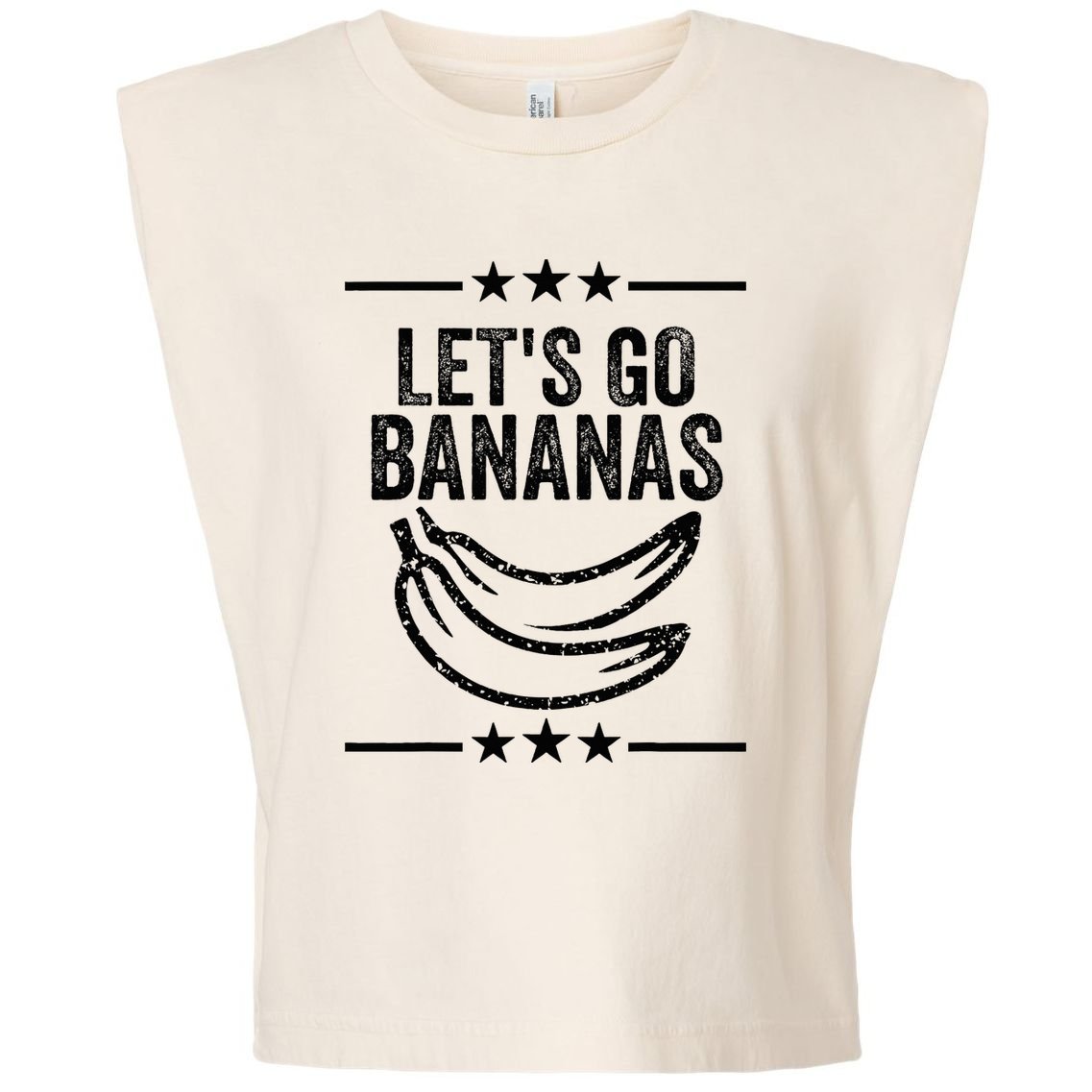 Lets Go Bananas Garment-Dyed Women's Muscle Tee