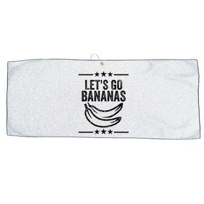 Lets Go Bananas Large Microfiber Waffle Golf Towel