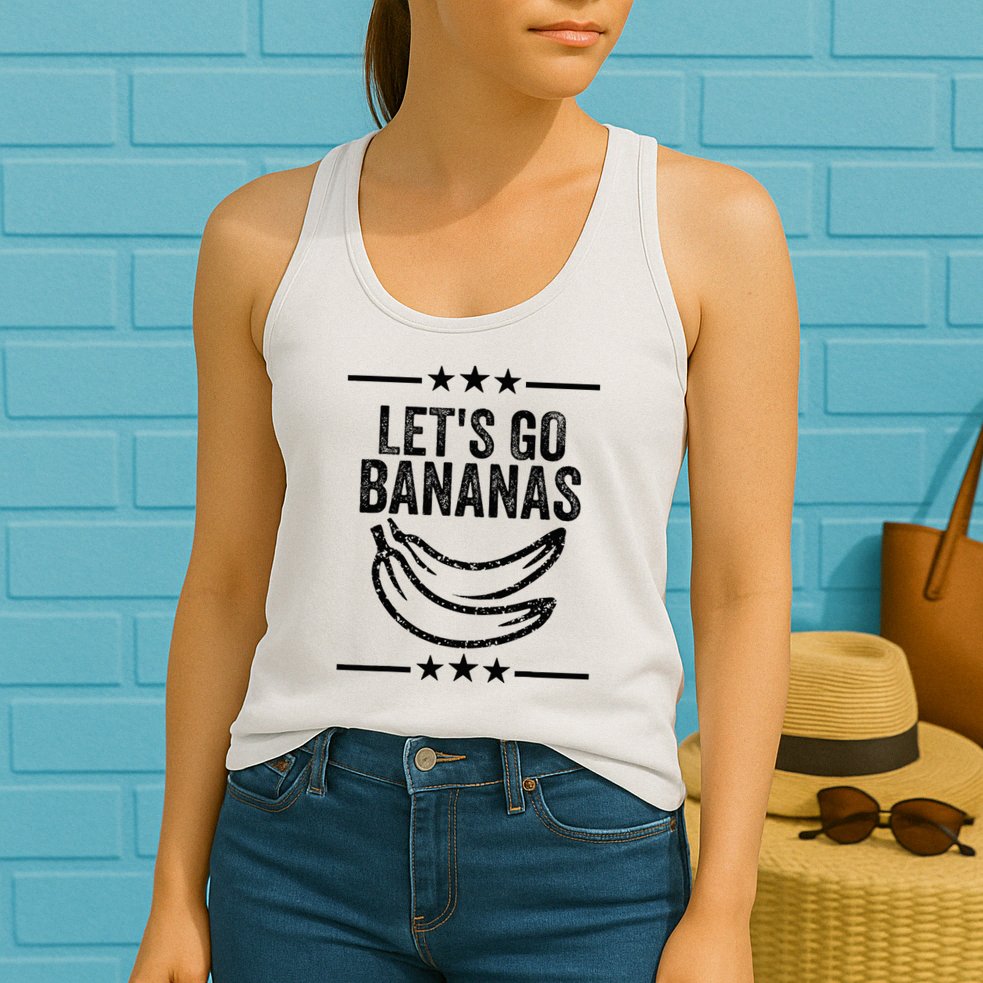 Lets Go Bananas Womens Tank Top