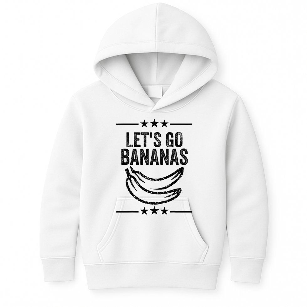 Lets Go Bananas Kids Hoodie