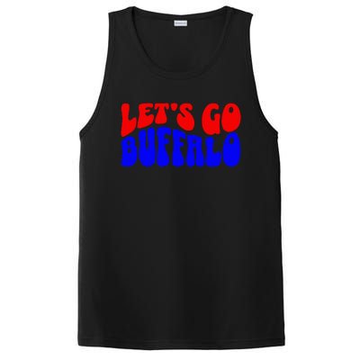 Let's Go Buffalo Football Chant Fun Team Gear  PosiCharge Competitor Tank