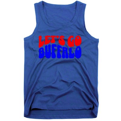 Let's Go Buffalo Football Chant Fun Team Gear  Tank Top