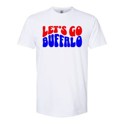 Let's Go Buffalo Football Chant Fun Team Gear  Softstyle® CVC T-Shirt