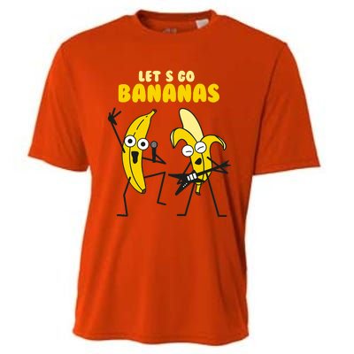 Let's Go Banana Squad Funny Dancing Banana Cooling Performance Crew T-Shirt