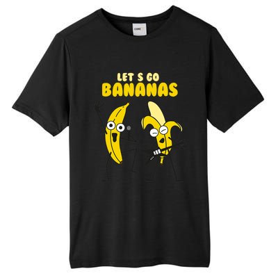 Let's Go Banana Squad Funny Dancing Banana Tall Fusion ChromaSoft Performance T-Shirt