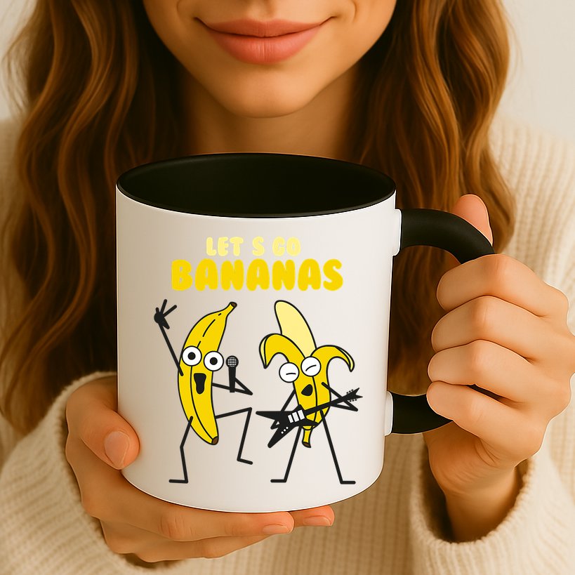 Let's Go Banana Squad Funny Dancing Banana Mug