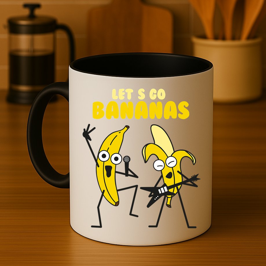 Let's Go Banana Squad Funny Dancing Banana Mug