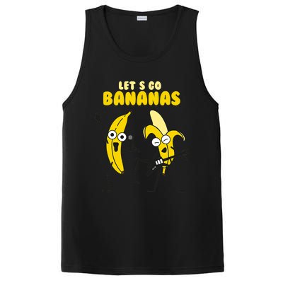 Let's Go Banana Squad Funny Dancing Banana PosiCharge Competitor Tank