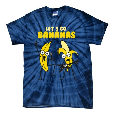 Let's Go Banana Squad Funny Dancing Banana Tie-Dye T-Shirt