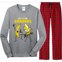 Let's Go Banana Squad Funny Dancing Banana Long Sleeve Pajama Set