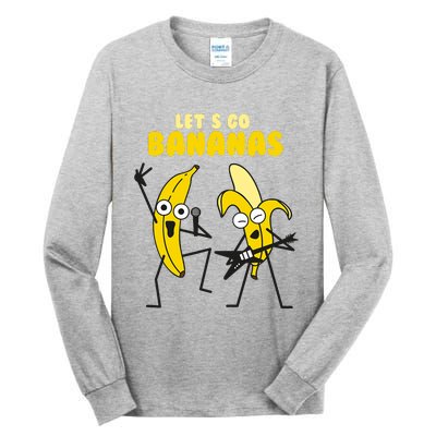 Let's Go Banana Squad Funny Dancing Banana Tall Long Sleeve T-Shirt