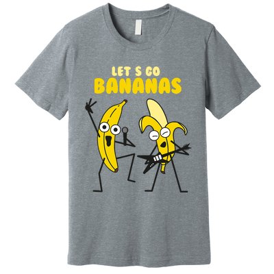 Let's Go Banana Squad Funny Dancing Banana Premium T-Shirt