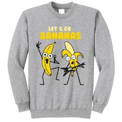 Let's Go Banana Squad Funny Dancing Banana Tall Sweatshirt