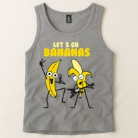 Let's Go Banana Squad Funny Dancing Banana Tank Top