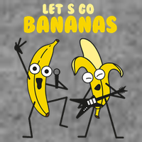 Let's Go Banana Squad Funny Dancing Banana Tank Top
