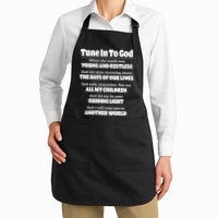 Let God Be Your Guide Classic Tv Soap Operas Apron