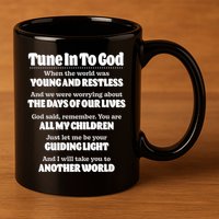 Let God Be Your Guide Classic Tv Soap Operas 11oz C Handle Ceramic Mug