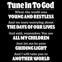 Let God Be Your Guide Classic Tv Soap Operas Flat Bill Trucker Hat
