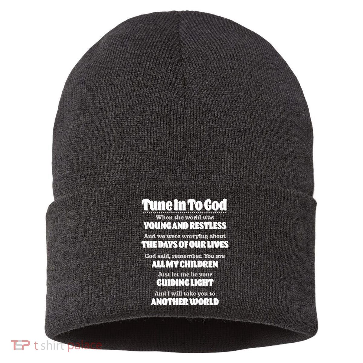Let God Be Your Guide Classic Tv Soap Operas Sustainable Knit Beanie