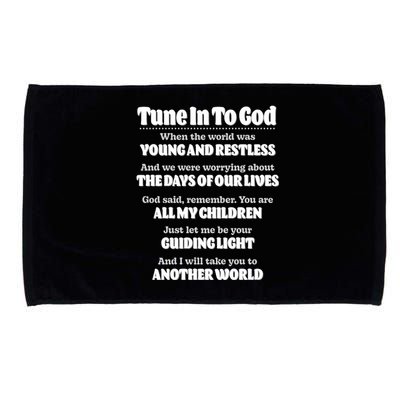 Let God Be Your Guide Classic Tv Soap Operas Microfiber Hand Towel