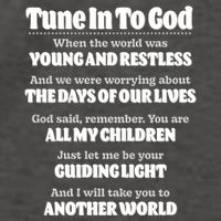 Let God Be Your Guide Classic Tv Soap Operas Vector Backpack