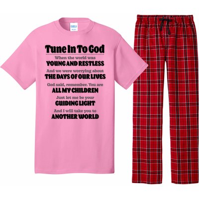 Let God Be Your Guide Classic Tv Soap Operas Pajama Set