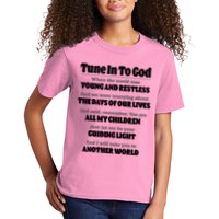 Let God Be Your Guide Classic Tv Soap Operas Kids T-Shirt