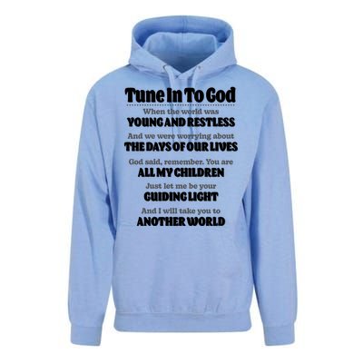 Let God Be Your Guide Classic Tv Soap Operas Unisex Surf Hoodie