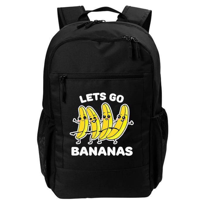Let's Go Banana Squad Funny Dancing Banana Matching Team Backpack