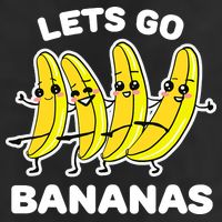 Let's Go Banana Squad Funny Dancing Banana Matching Team Hat