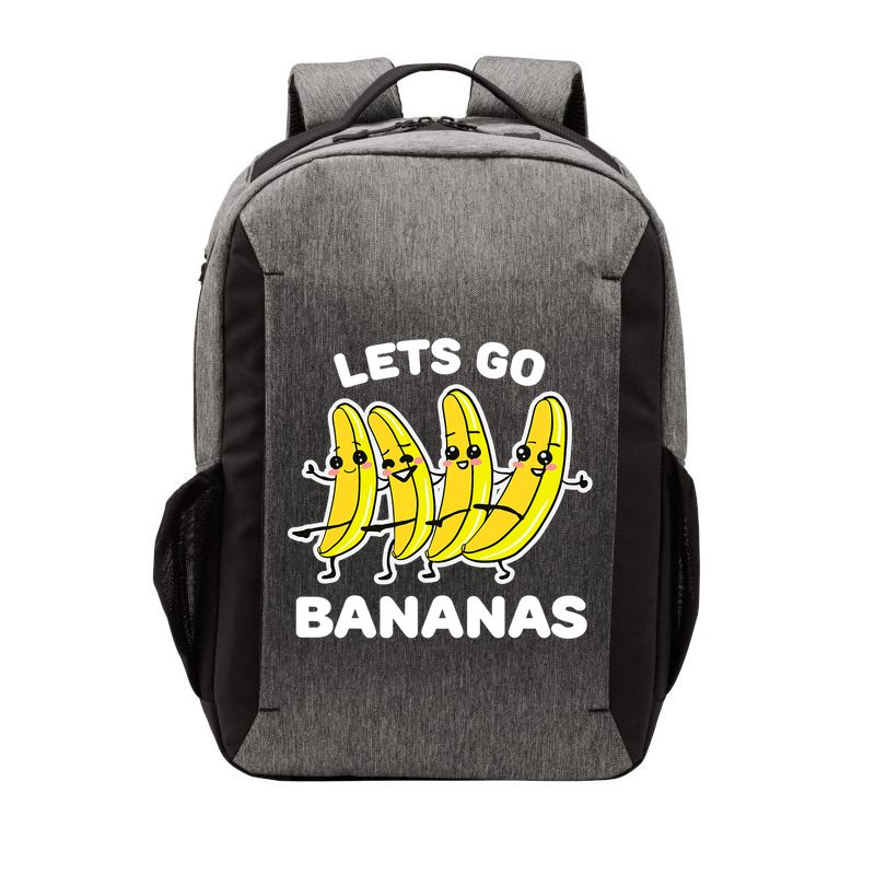 Let's Go Banana Squad Funny Dancing Banana Matching Team Vector Backpack