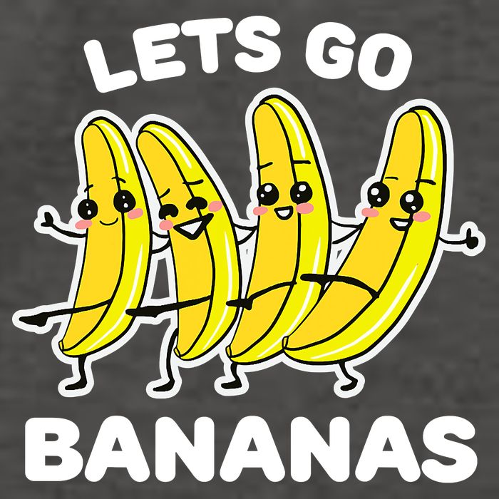 Let's Go Banana Squad Funny Dancing Banana Matching Team Vector Backpack