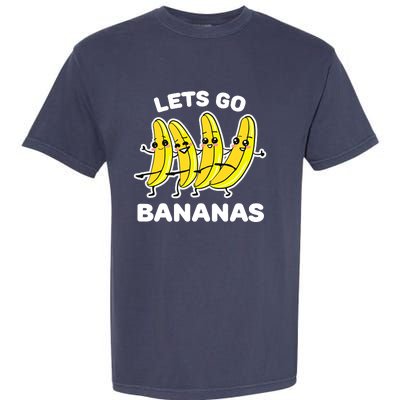 Let's Go Banana Squad Funny Dancing Banana Matching Team Garment-Dyed Heavyweight T-Shirt