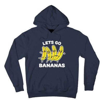 Let's Go Banana Squad Funny Dancing Banana Matching Team Hoodie