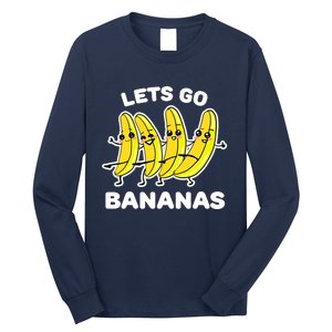 Let's Go Banana Squad Funny Dancing Banana Matching Team Long Sleeve Shirt