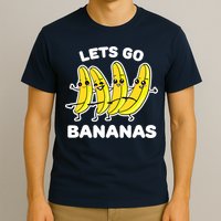 Let's Go Banana Squad Funny Dancing Banana Matching Team T-Shirt