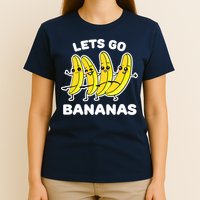 Let's Go Banana Squad Funny Dancing Banana Matching Team T-Shirt