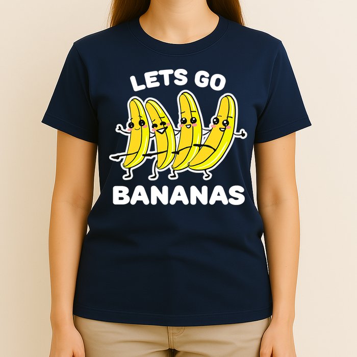 Let's Go Banana Squad Funny Dancing Banana Matching Team T-Shirt