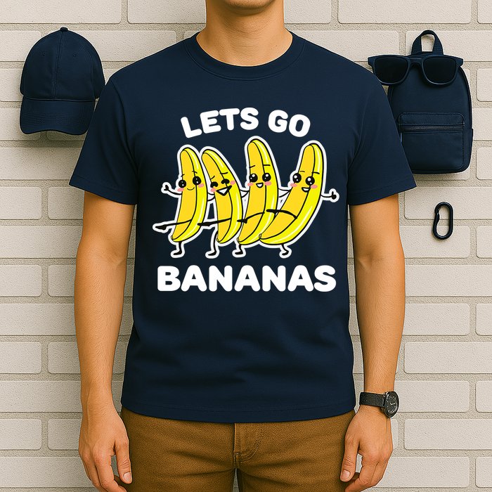 Let's Go Banana Squad Funny Dancing Banana Matching Team T-Shirt