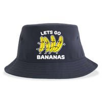 Let's Go Banana Squad Funny Dancing Banana Matching Team Sustainable Bucket Hat