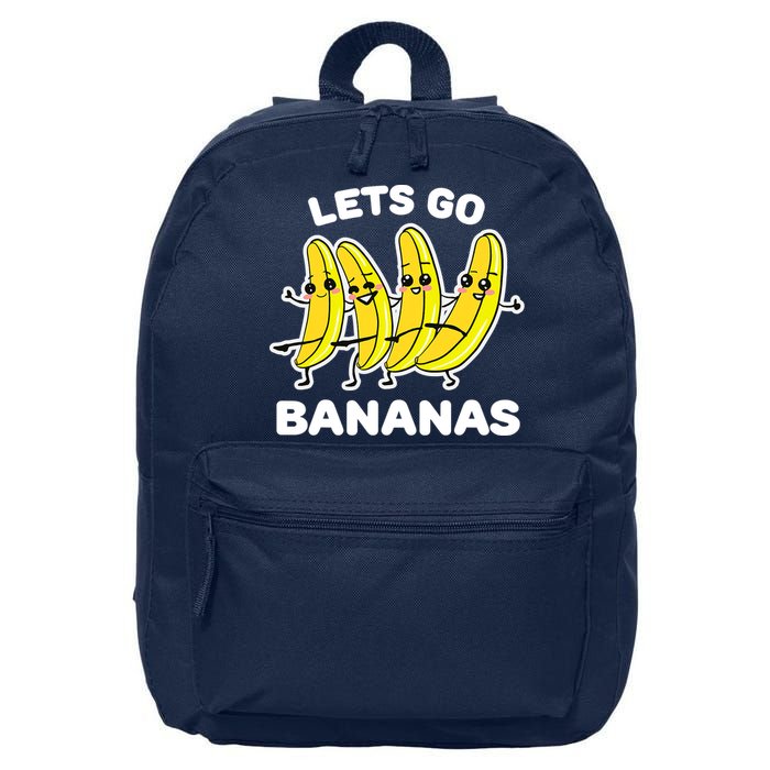 Let's Go Banana Squad Funny Dancing Banana Matching Team 16 in Basic Backpack