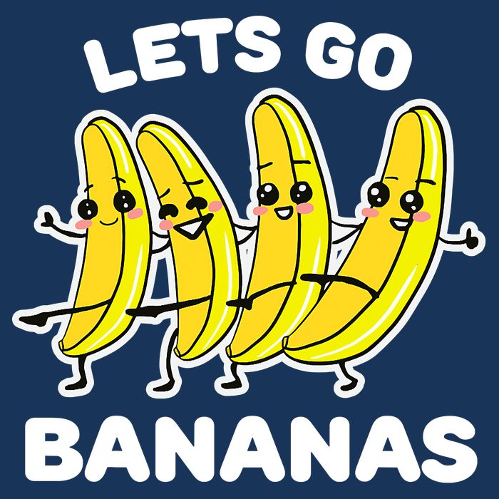 Let's Go Banana Squad Funny Dancing Banana Matching Team 16 in Basic Backpack