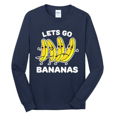 Let's Go Banana Squad Funny Dancing Banana Matching Team Tall Long Sleeve T-Shirt