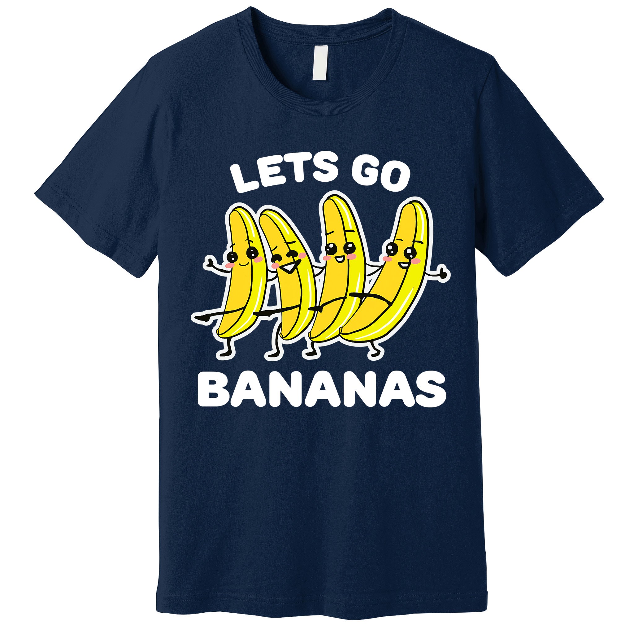 Let's Go Banana Squad Funny Dancing Banana Matching Team Premium T-Shirt