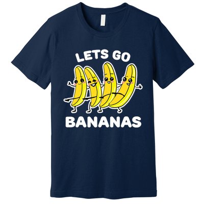 Let's Go Banana Squad Funny Dancing Banana Matching Team Premium T-Shirt