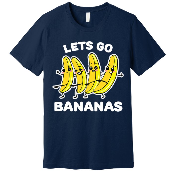 Let's Go Banana Squad Funny Dancing Banana Matching Team Premium T-Shirt