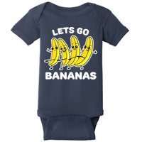 Let's Go Banana Squad Funny Dancing Banana Matching Team Baby Bodysuit