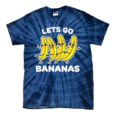 Let's Go Banana Squad Funny Dancing Banana Matching Team Tie-Dye T-Shirt