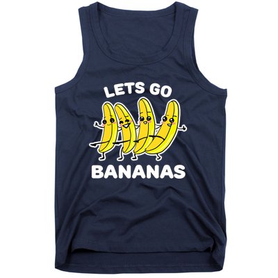 Let's Go Banana Squad Funny Dancing Banana Matching Team Tank Top